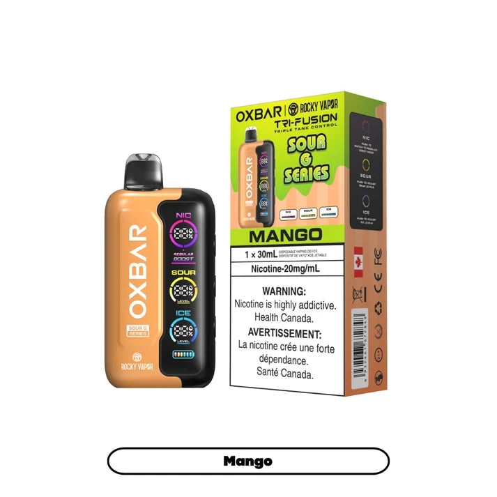 Oxbar Tri Fusion X Rocky Sour G Series Mango