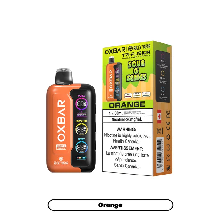 Oxbar Tri Fusion X Rocky Sour G Series Orange