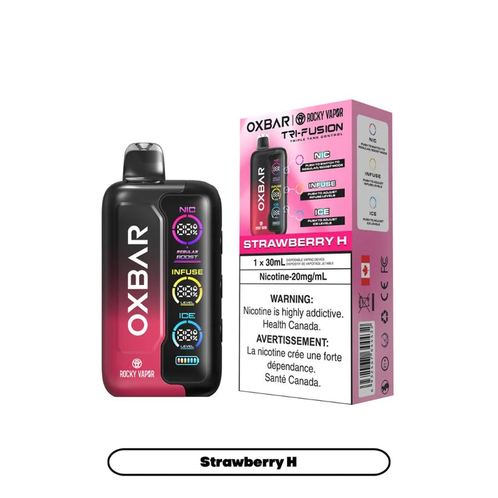 Oxbar Tri Fusion X Rocky Sour G Series Strawberry H