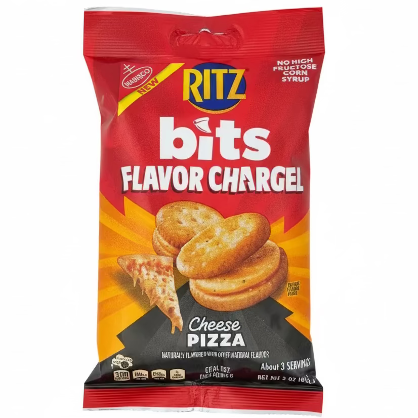 Ritz Bits Pizza Flavor Charged Cracker Sandwiches - 3oz *BB Sep 07 2026*