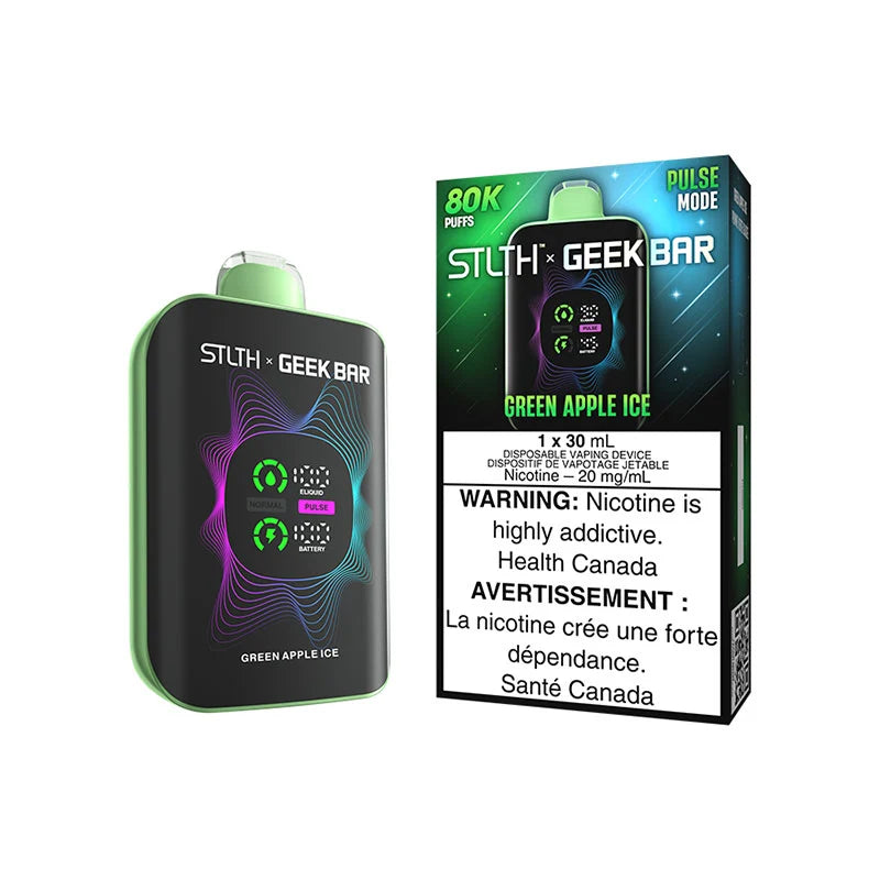 S.t.l.t.h X G.e.e.k B.a.r Mode 80K Green Apple Ice