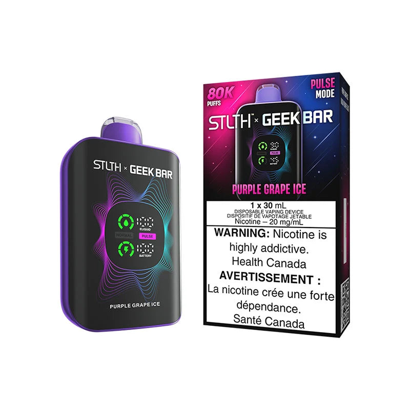 S.t.l.t.h X G.e.e.k B.a.r Mode 80K Purple Grape Ice