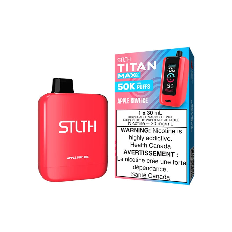 STLTH Titan Max Pomme Kiwi Glacé