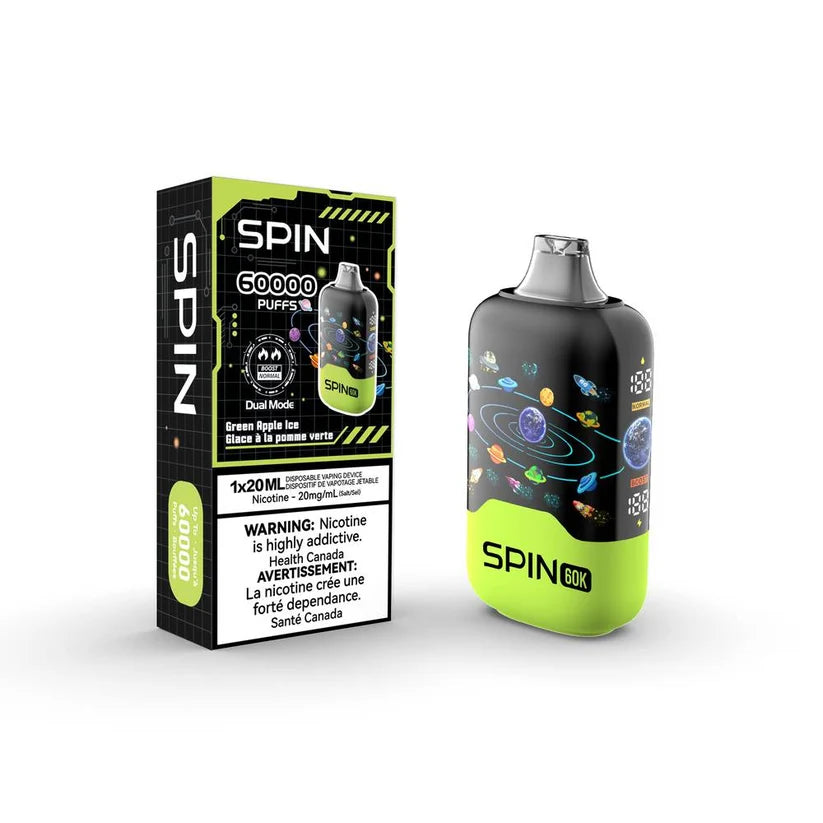 Spin 60K Green Apple Ice