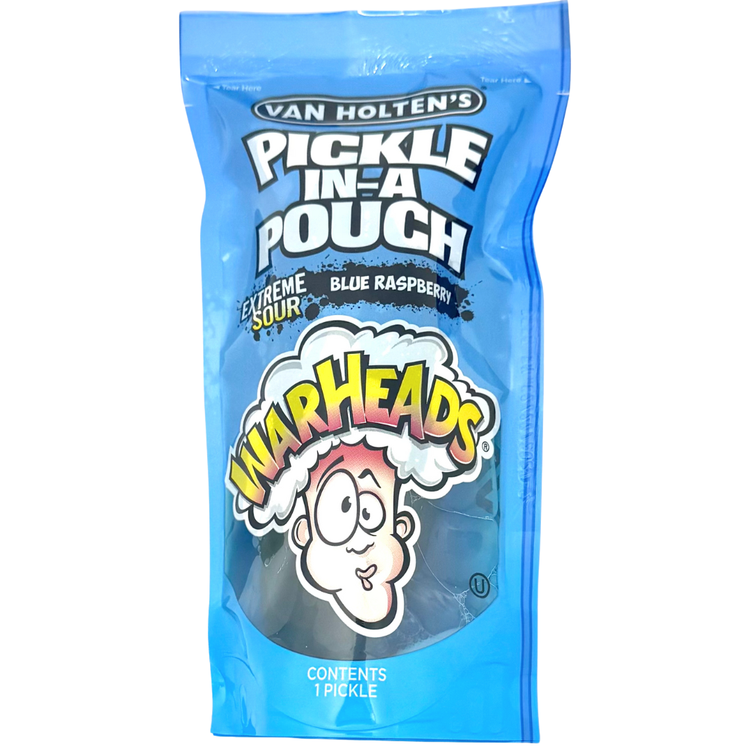 Van Holten's Pickle in-a Pouch Extreme Warheads Sour Blue Raspberry