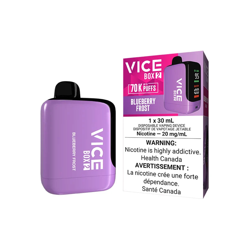 Vice Box 2 Blueberry Frost 70 000 bouffées