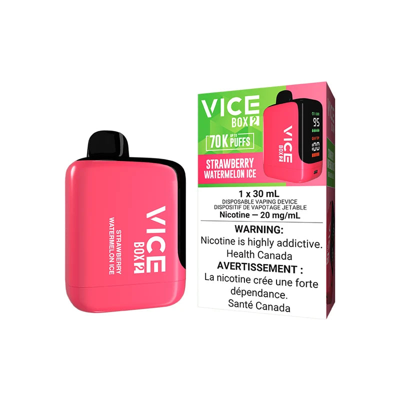 Vice Box 2 Fraise Pastèque Glacée 70 000 bouffées