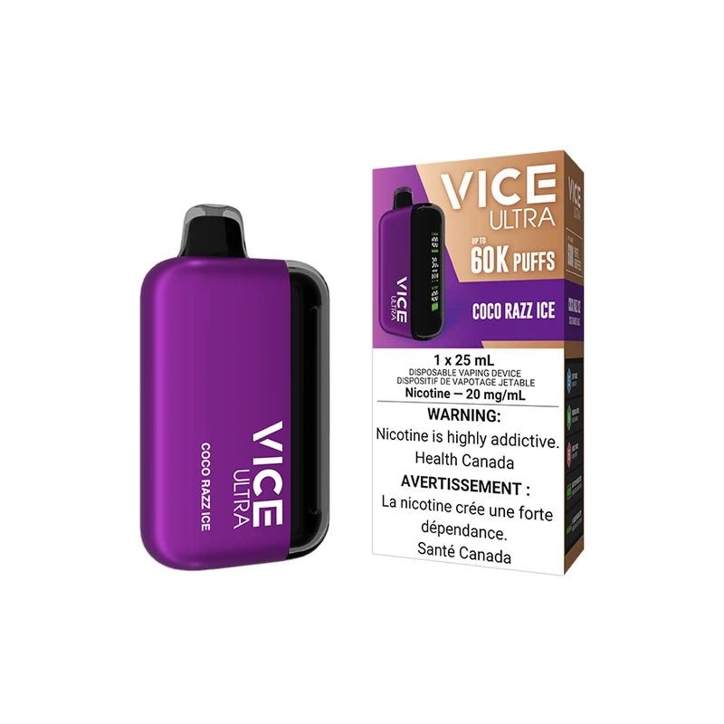 Vice Ultra Coco Razz Ice 60 000 bouffées