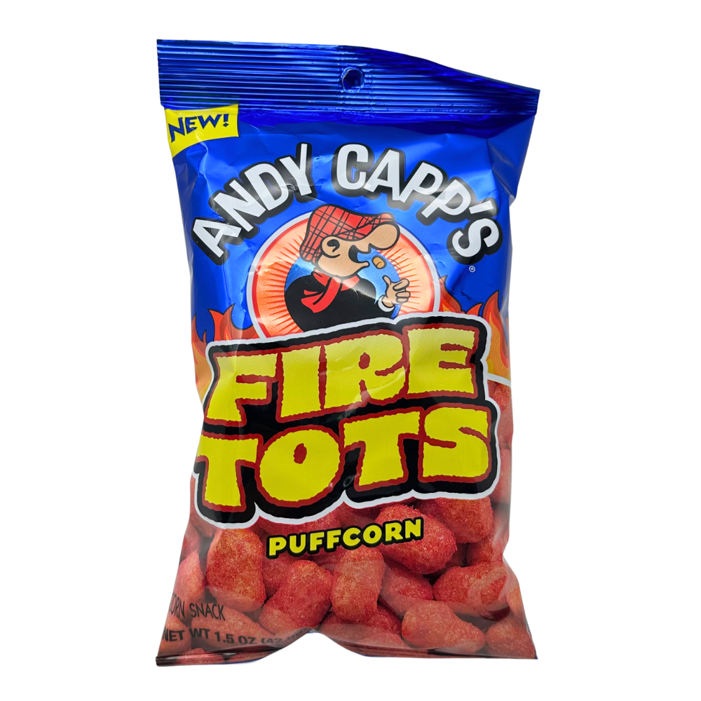 Andy Capp's Fire Tots Puffcorn - 1.5oz