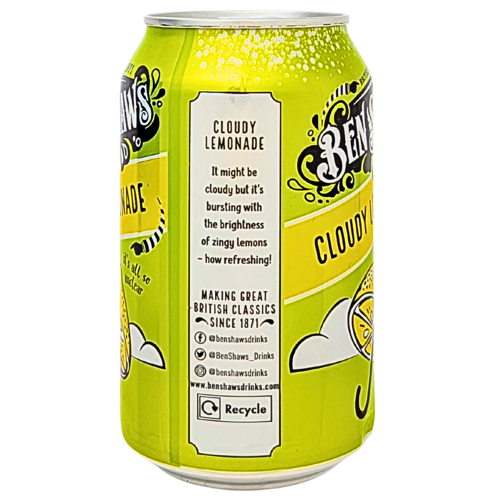 Ben Shaws Cloudy Lemonade (UK) - 330mL