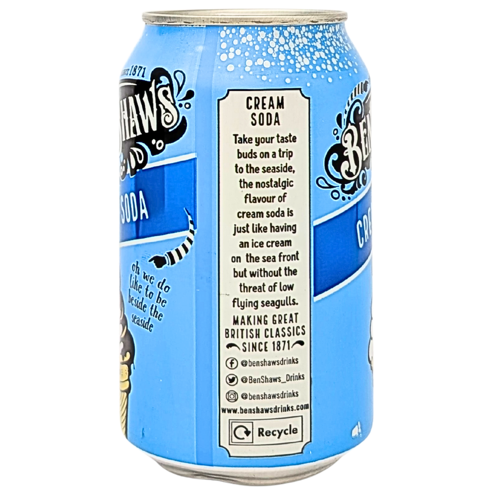 Ben Shaws Cream Soda (UK) - 330mL