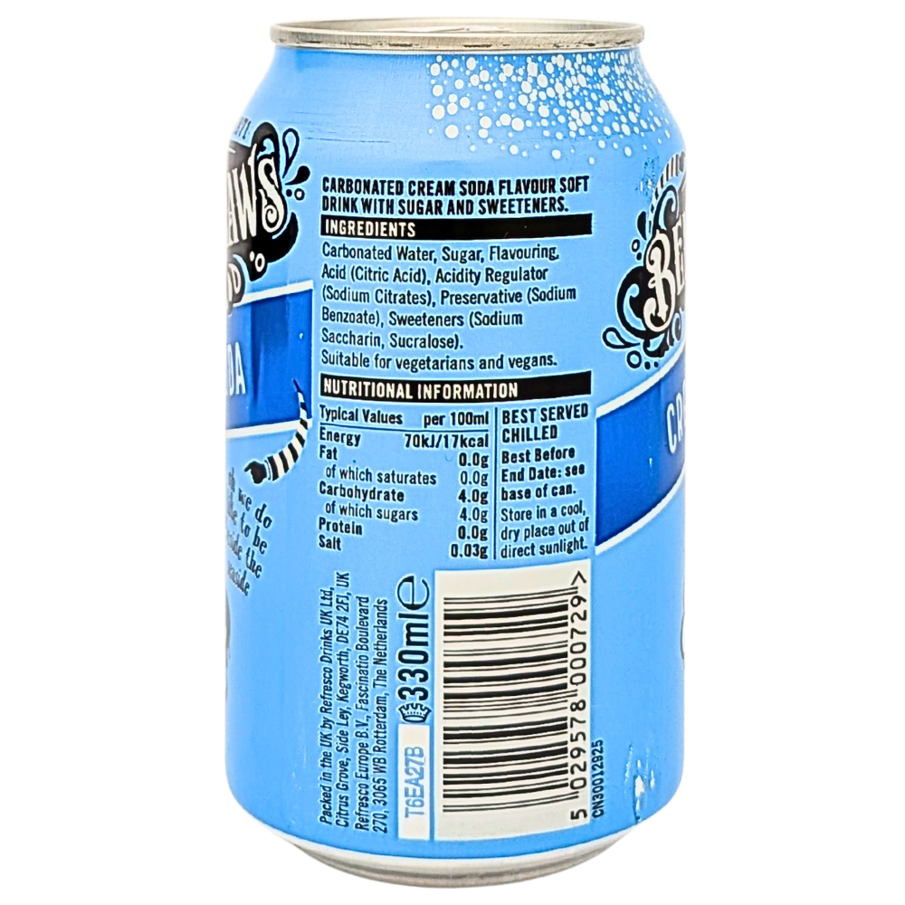 Ben Shaws Cream Soda (UK) - 330mL