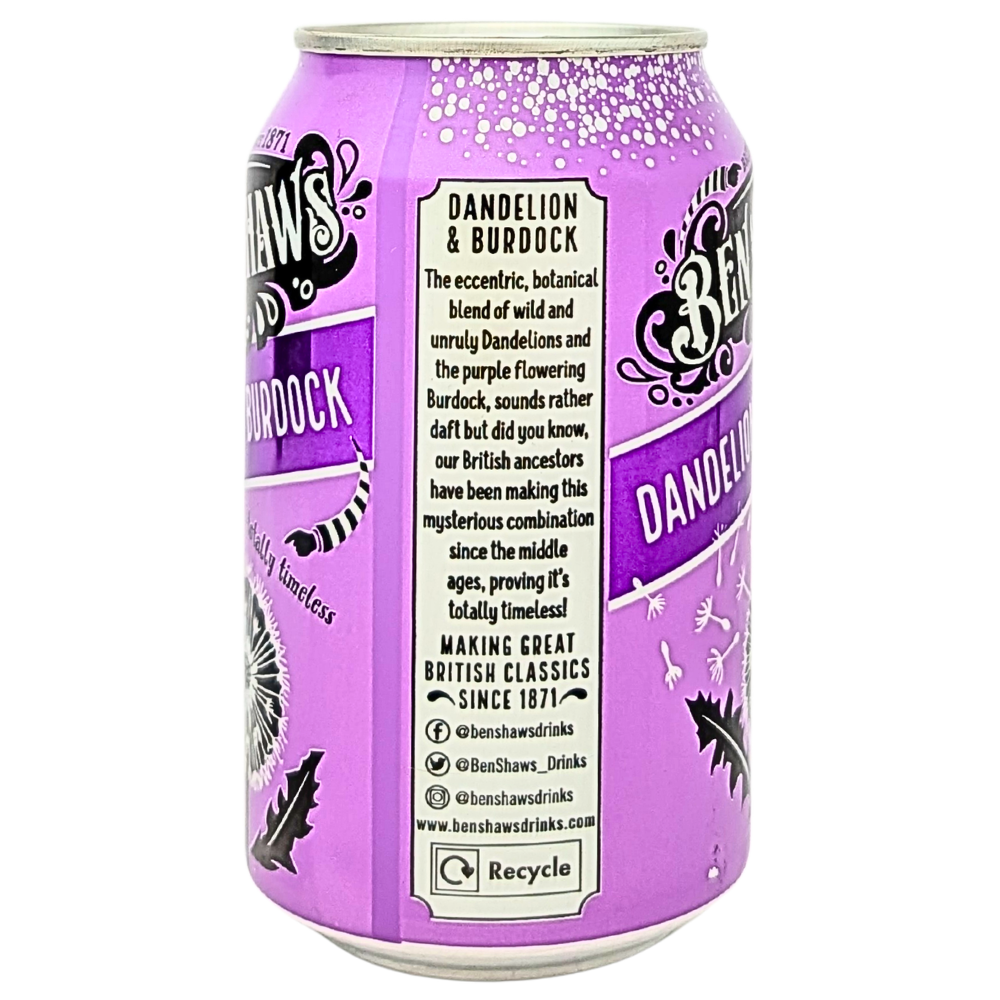 Ben Shaws Dandelion & Burdock (UK) - 330mL