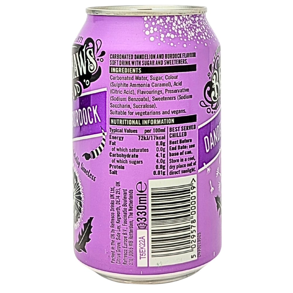 Ben Shaws Dandelion & Burdock (UK) - 330mL