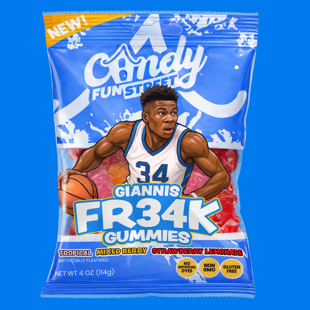 Candy Fun Street Giannis FR34K Gummies - 4oz