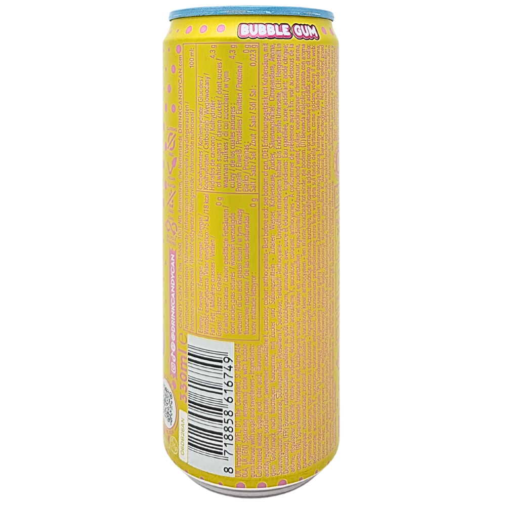 Bubblicious Candy Can Sparkling the Original - 330mL