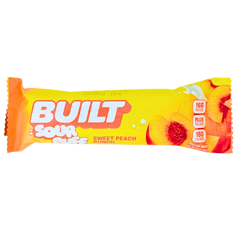 Built Sour Puff Sweet Peach - 41g