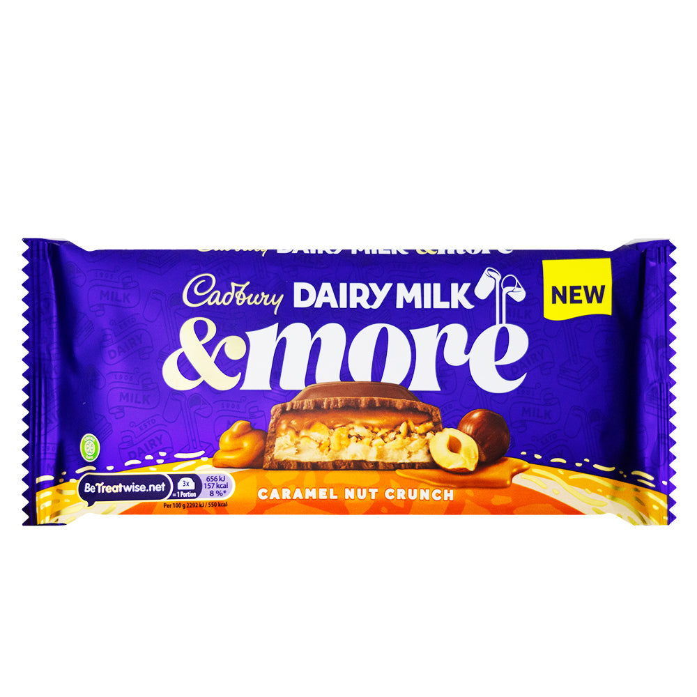 Cadbury Dairy Milk & More Caramel Nut Crunch (UK) - 200g