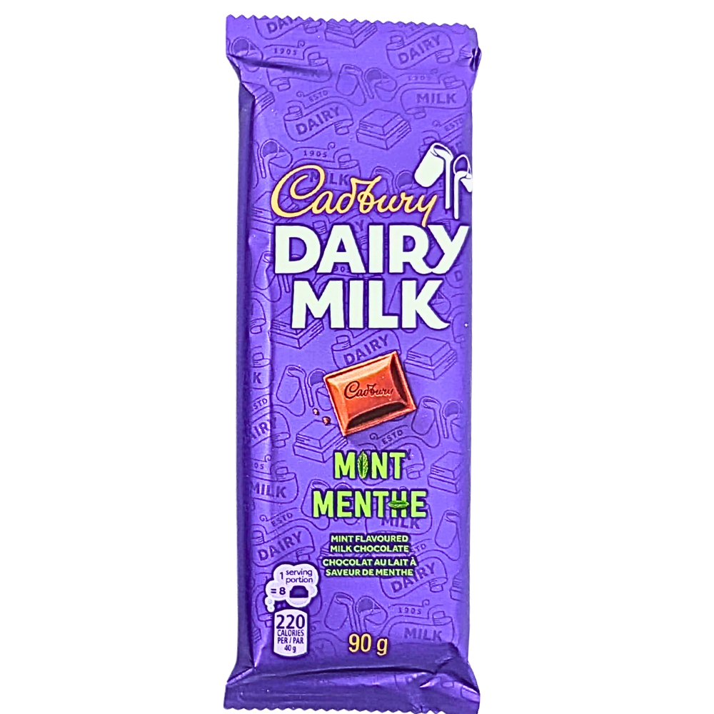 Cadbury Dairy Milk Mint Bars - 90g