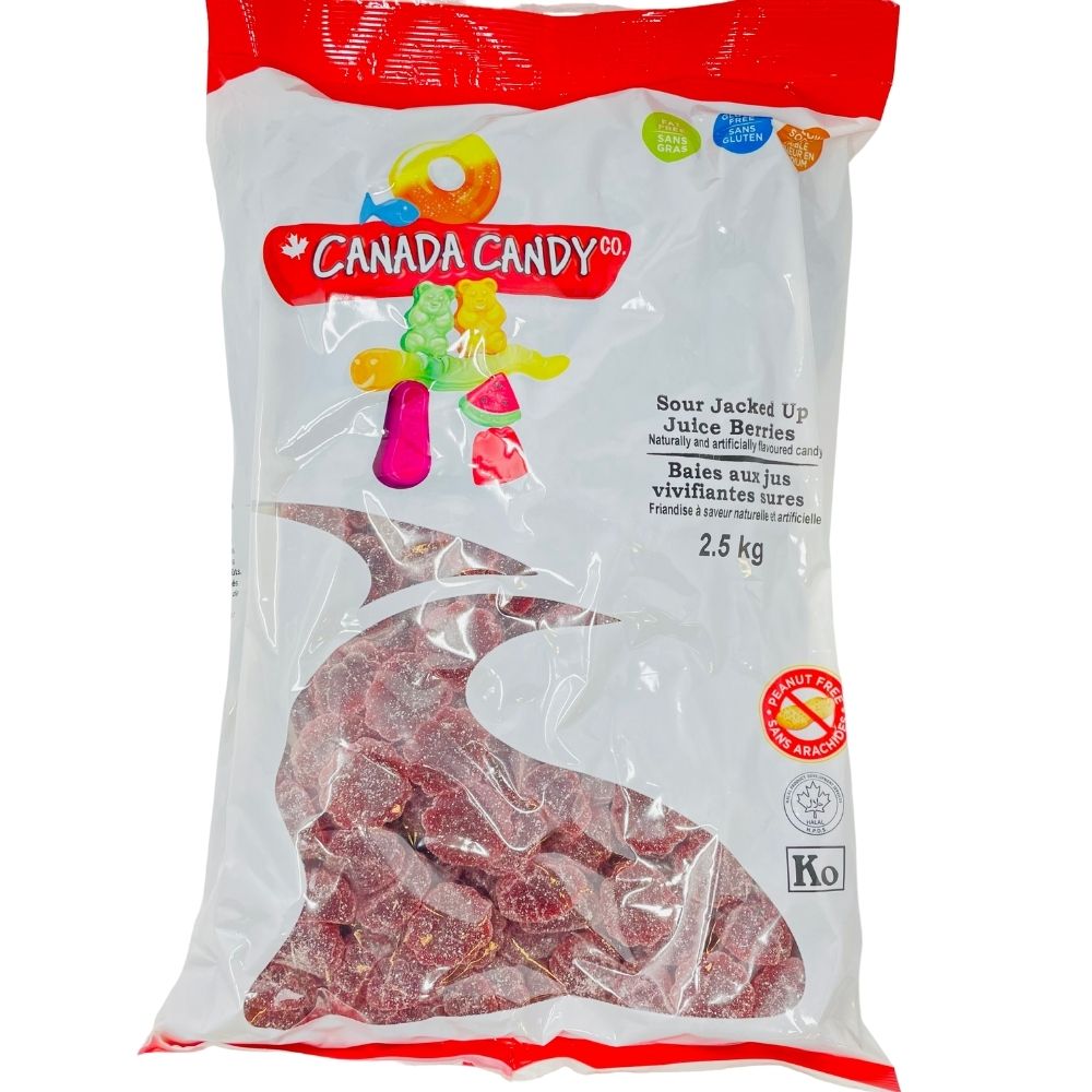 CCC Sour Jacked Up Juice Berries Gummy Candy - 2.5kg