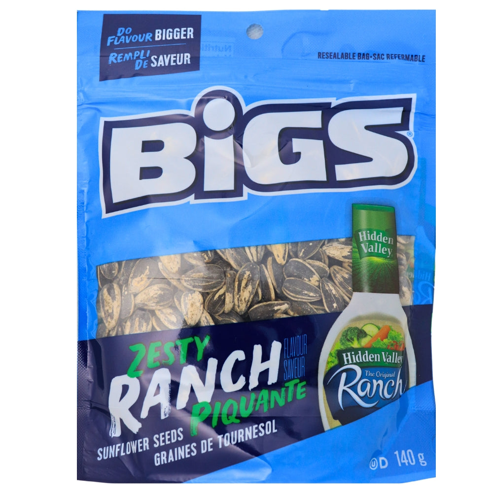 Bigs Zesty Ranch Sunflower Seeds - 140g