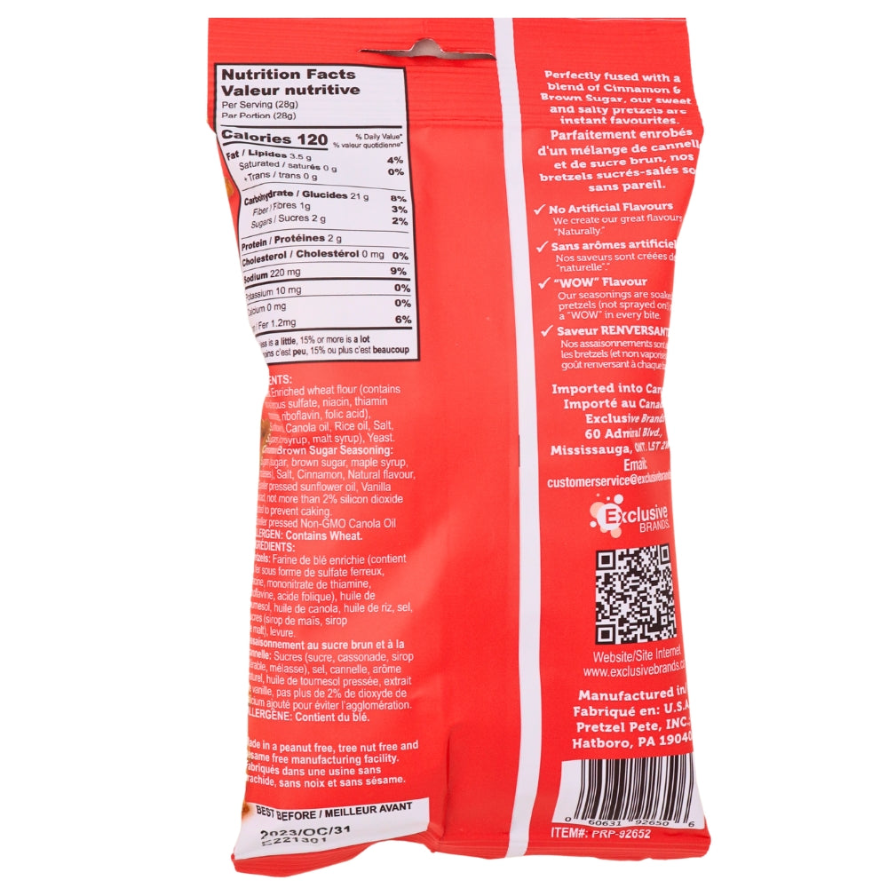Pretzel Pzazz Cinnamon Brown Sugar - 56g