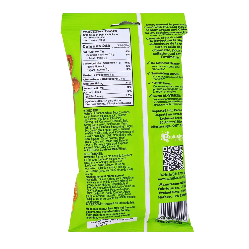 Pretzel Pzazz Sour Cream - 56g