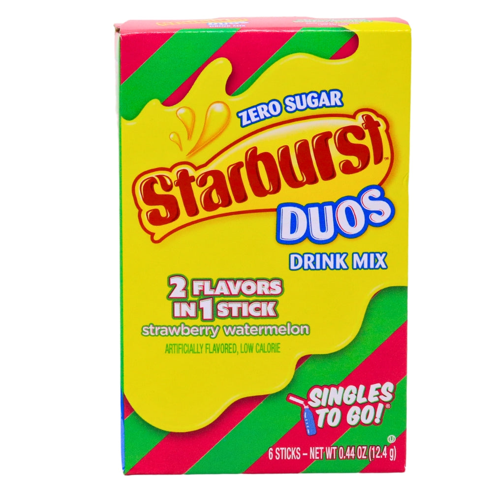 Starburst Duos Strawberry Watermelon Singles To Go Drink Mix - 12.4g