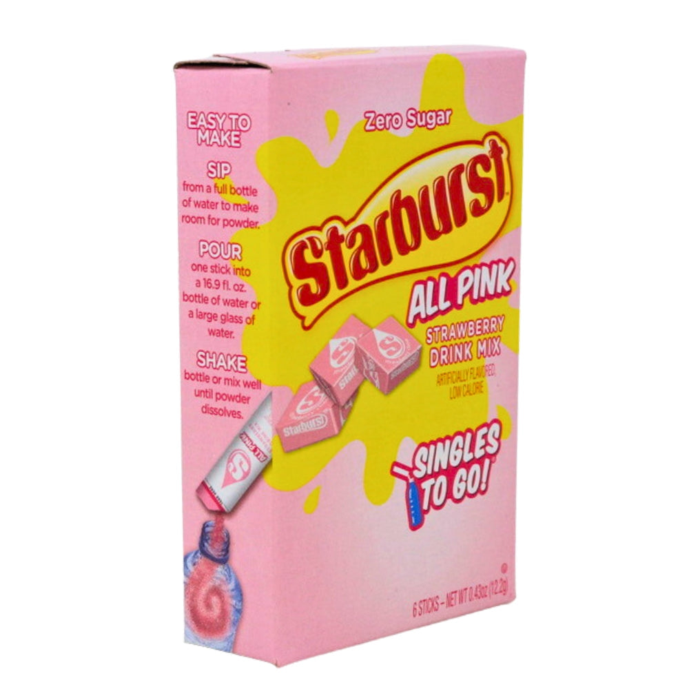 Starburst All Pink Drink Mix Singles To Go