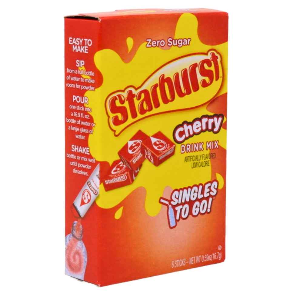 Starburst Cherry Singles To Go Drink Mix