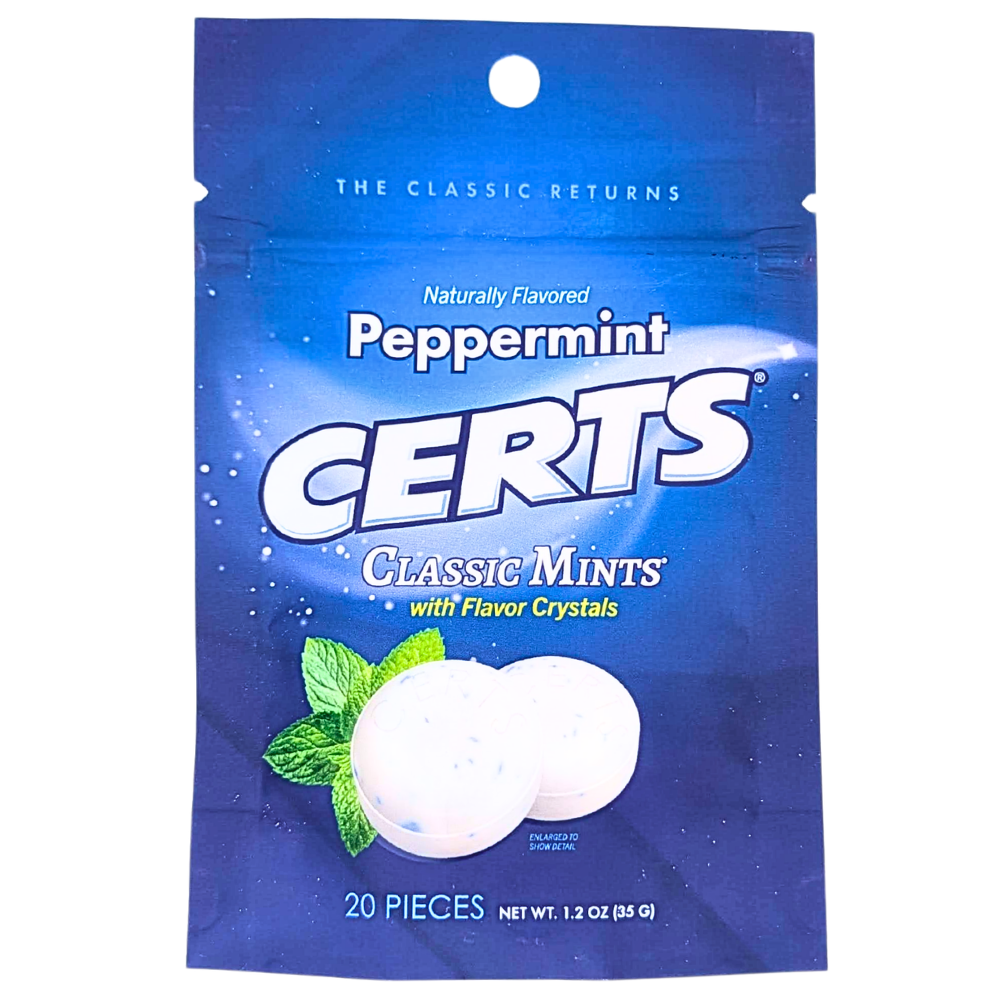 Certs Peppermint Mints - 34g