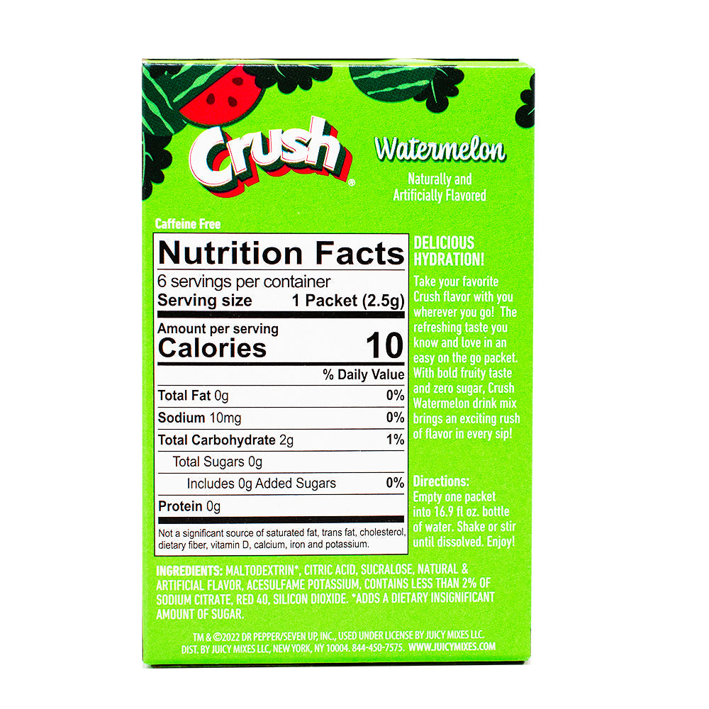 Crush Watermelon Singles To Go