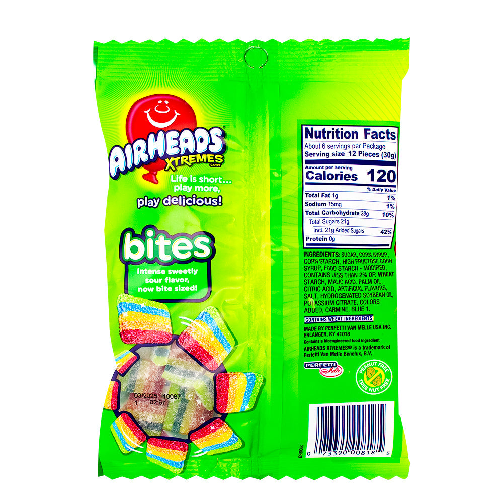AirHeads Xtremes Bites Rainbow Berry - 6oz