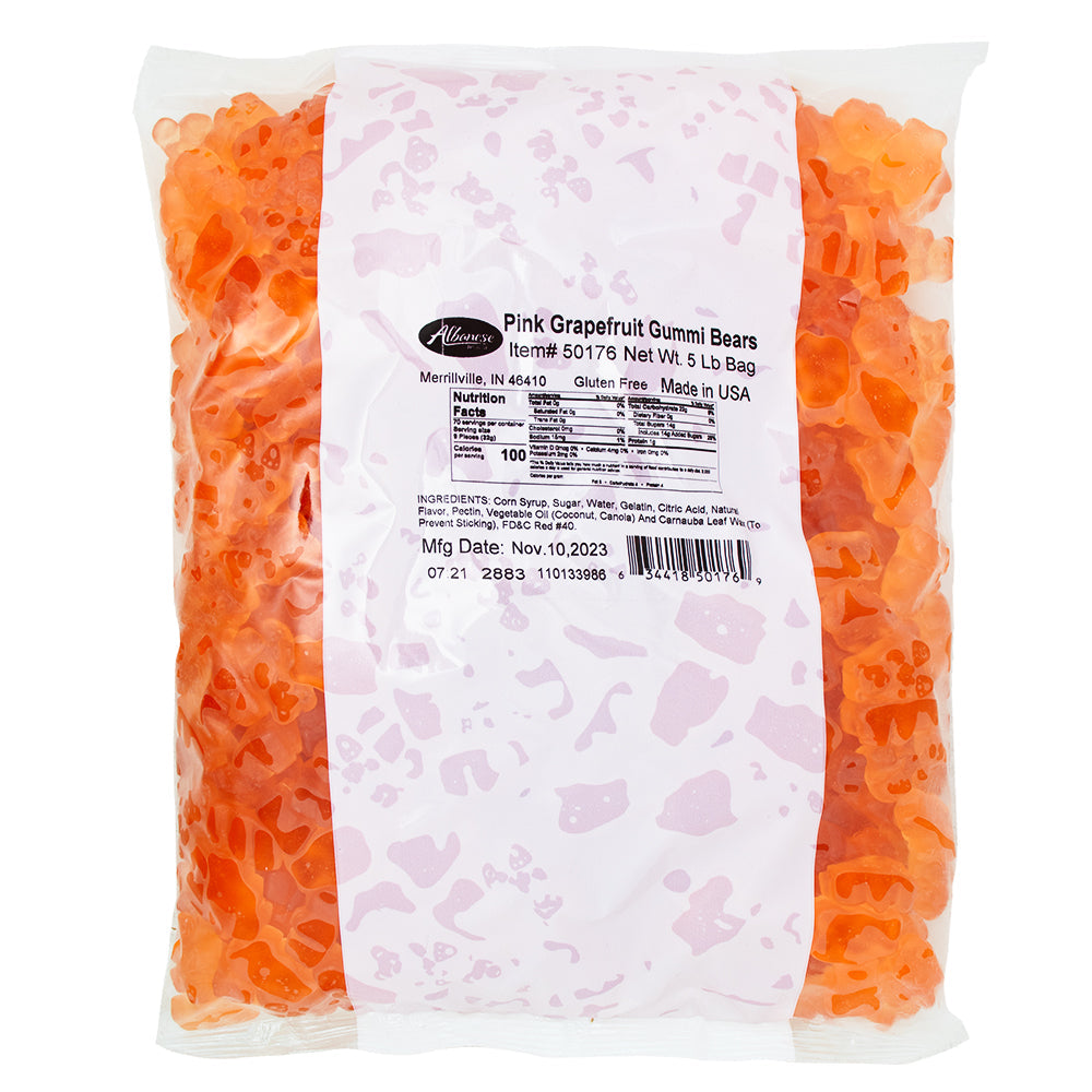 Albanese Gummi Bears-Pink Grapefruit