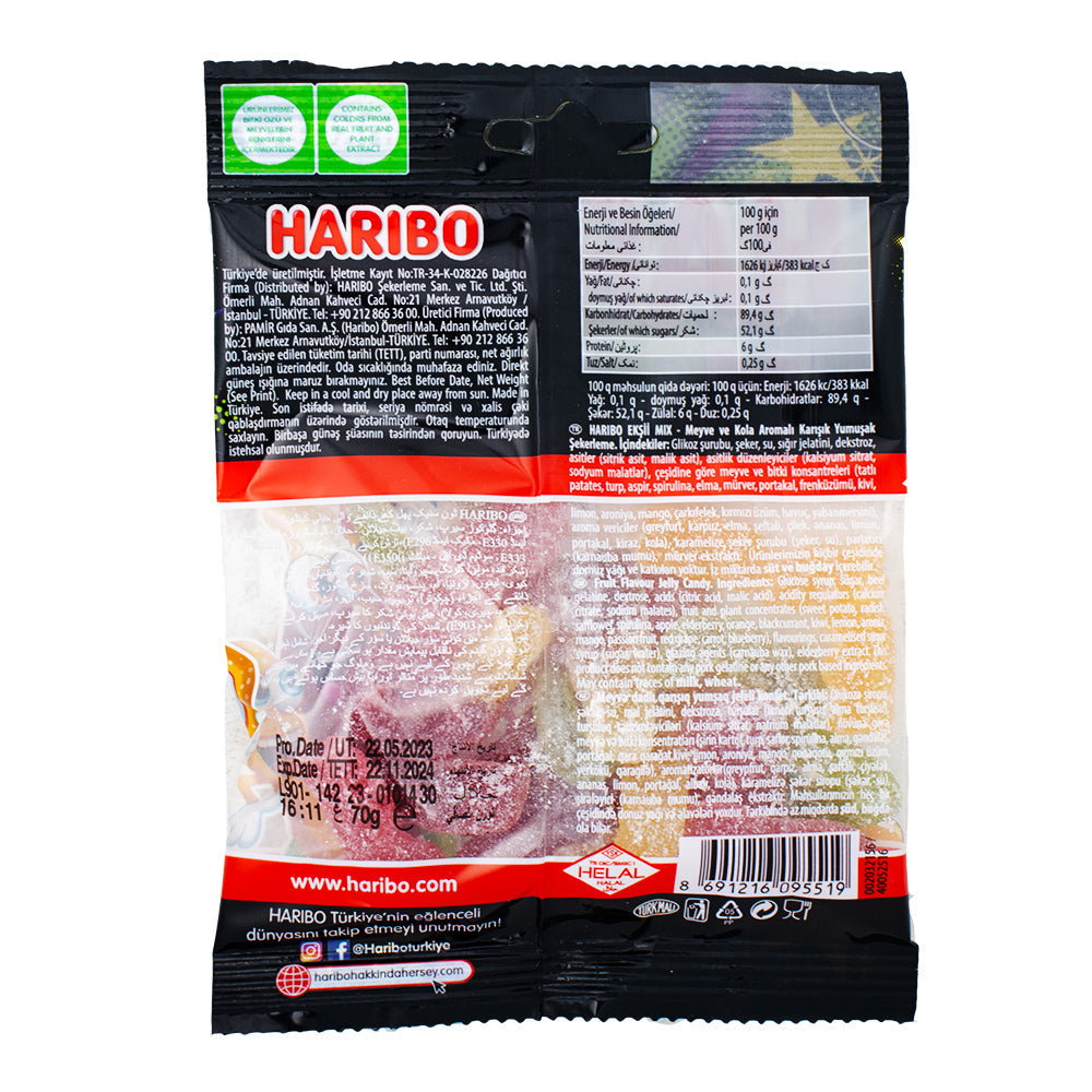 Haribo Halal Fizzy Mix - 70g