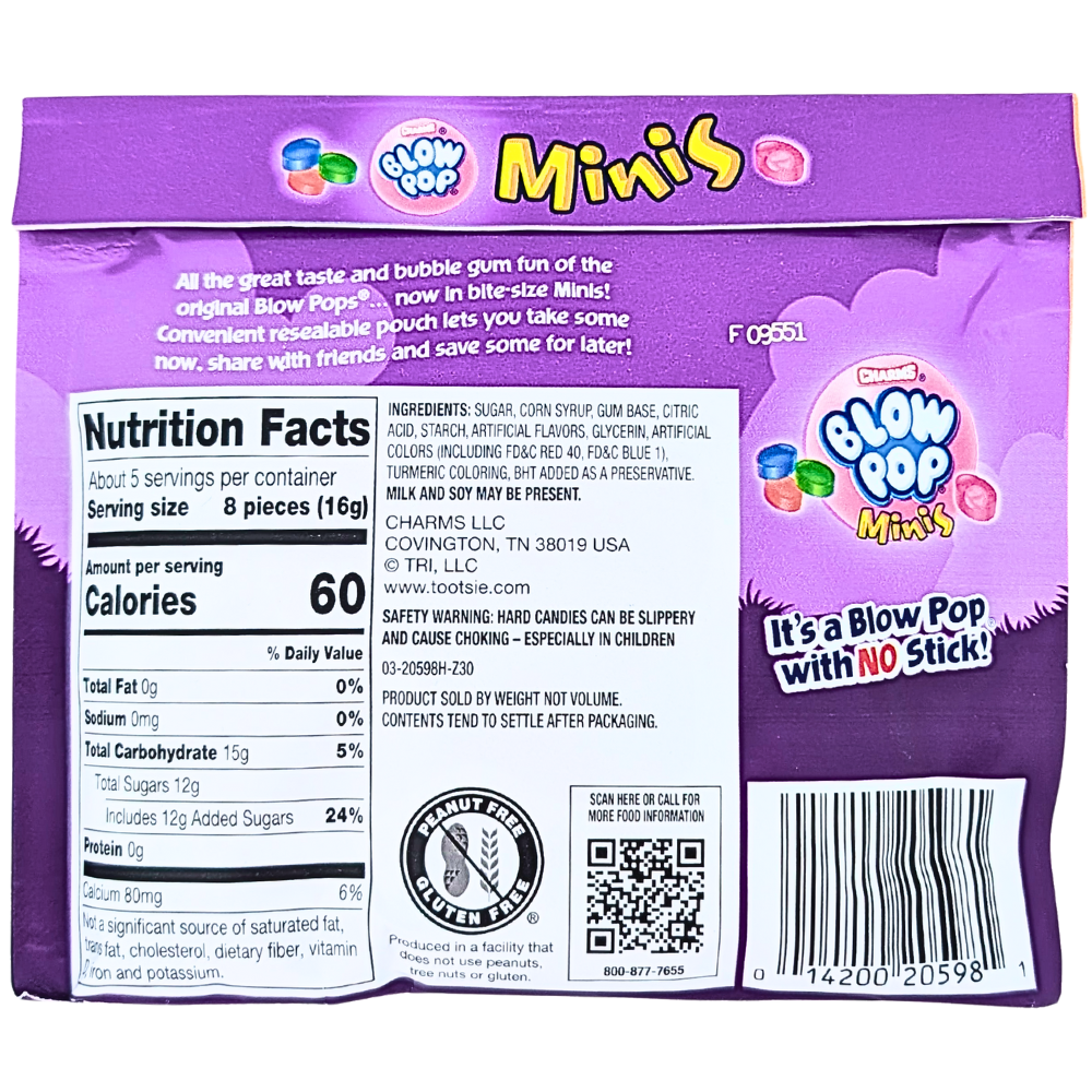 Charms Halloween Blow Pop Minis - 3oz