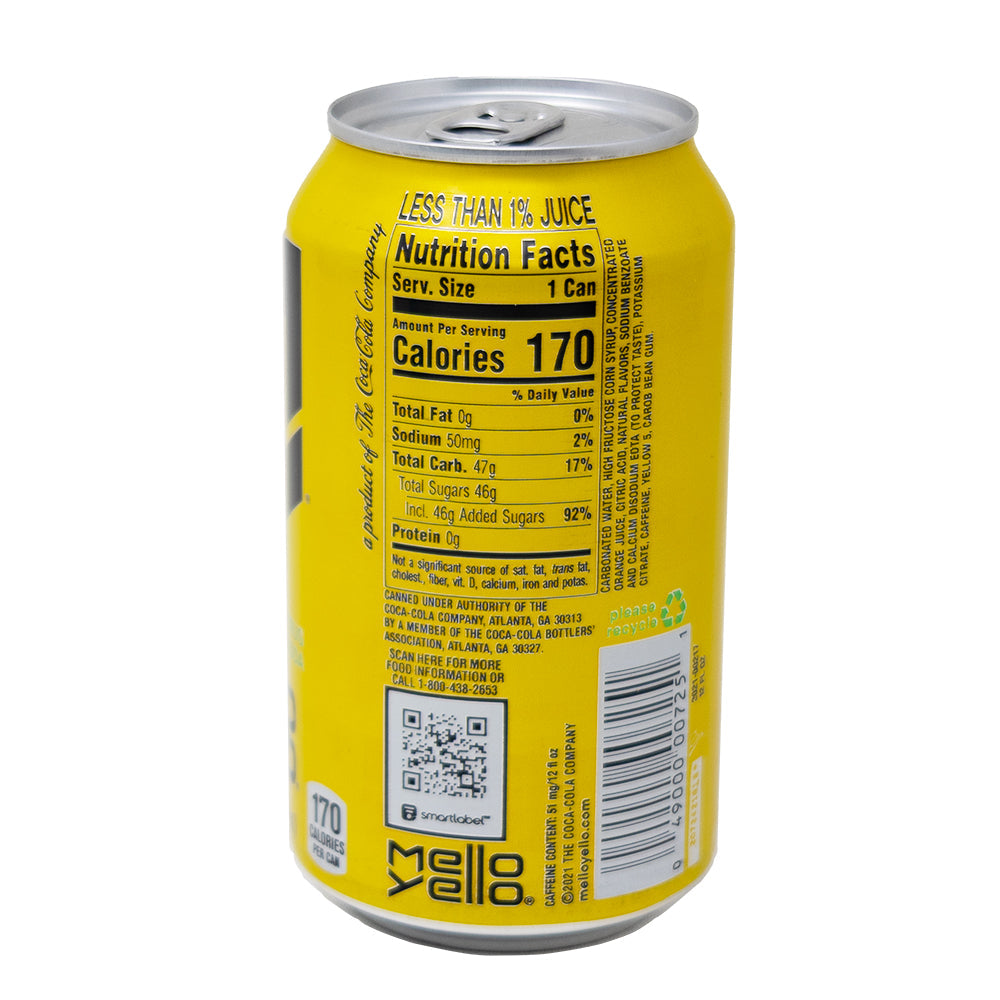 Coca Cola Mello Yellow Citrus Flavoured - 355mL