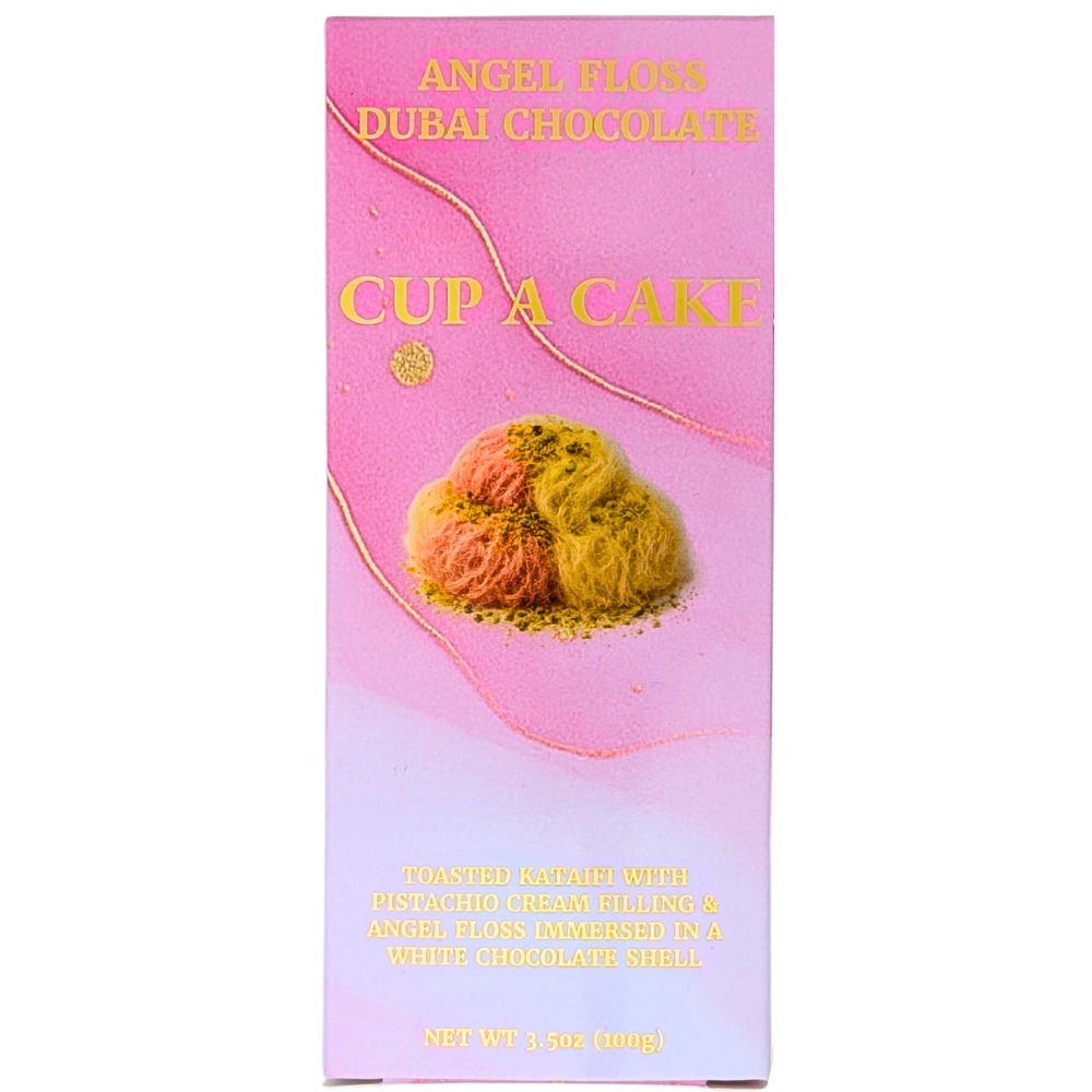 Cup A Cake Angel Floss Dubai Chocolate - 100g
