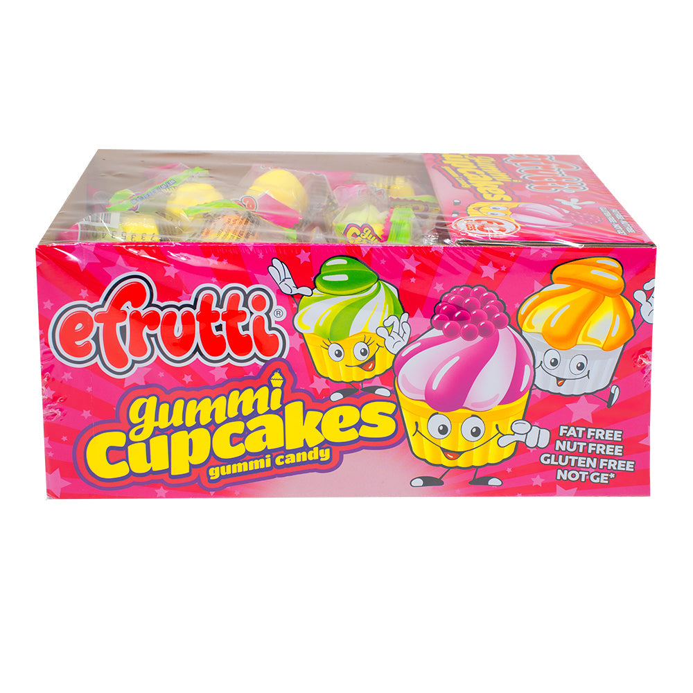 efrutti Gummi Cupcake Candy - 60ct