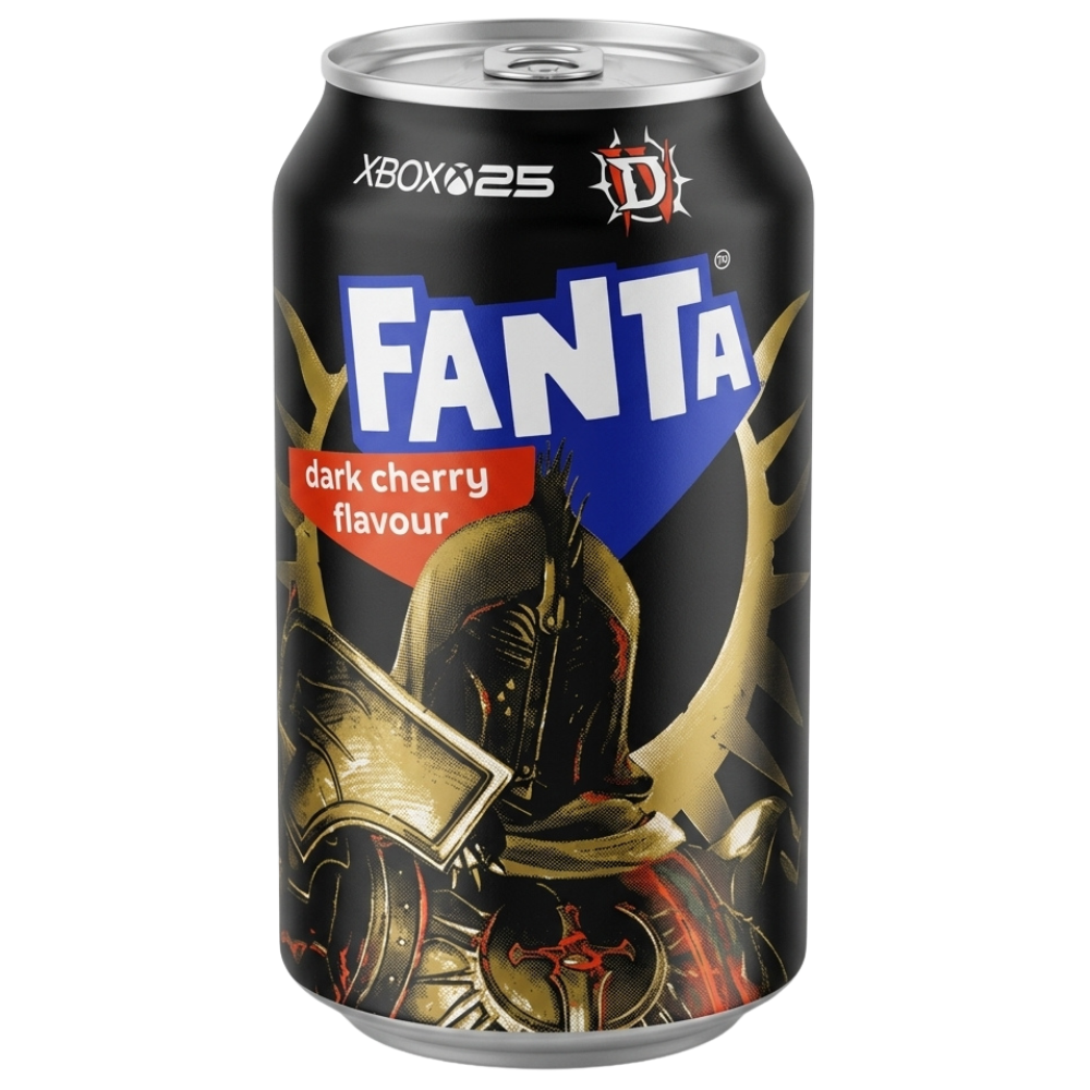 Fanta Dark Cherry (UK) - 330mL