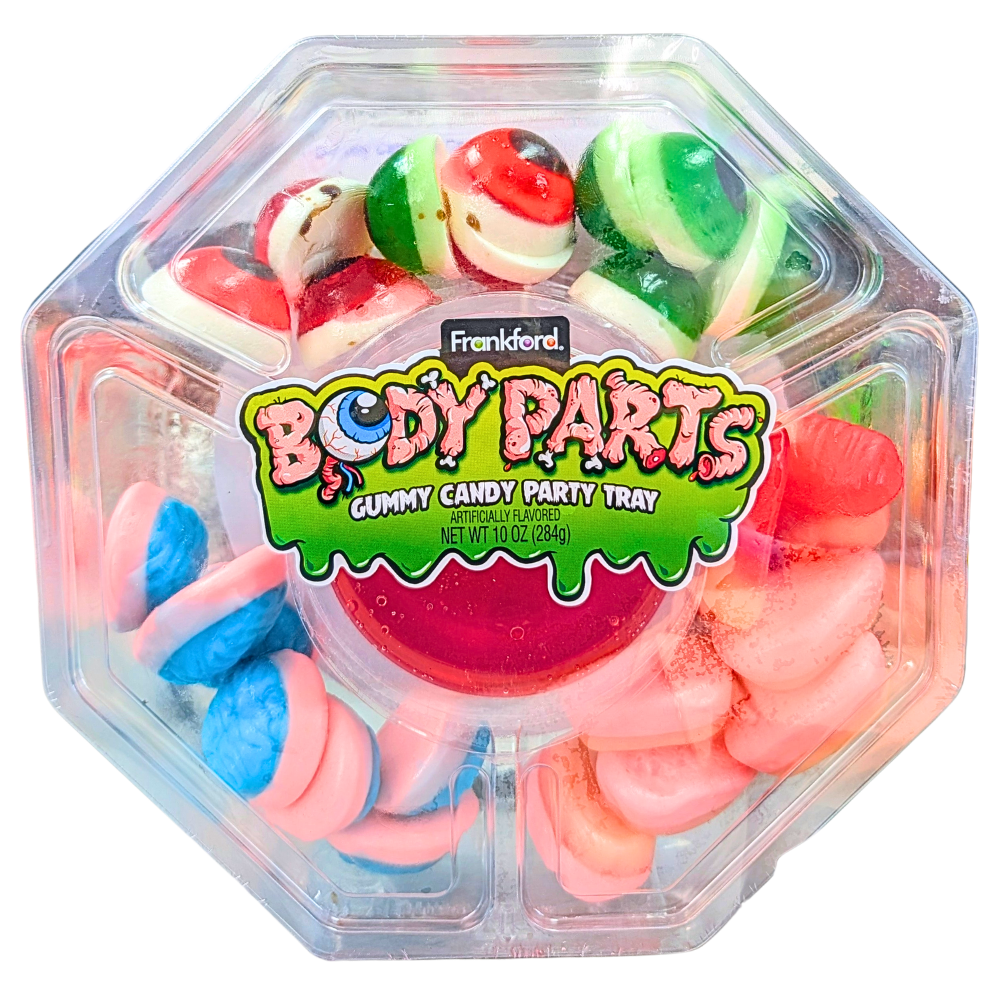 Frankford Body Parts Gummy Candy Party Tray - 10oz