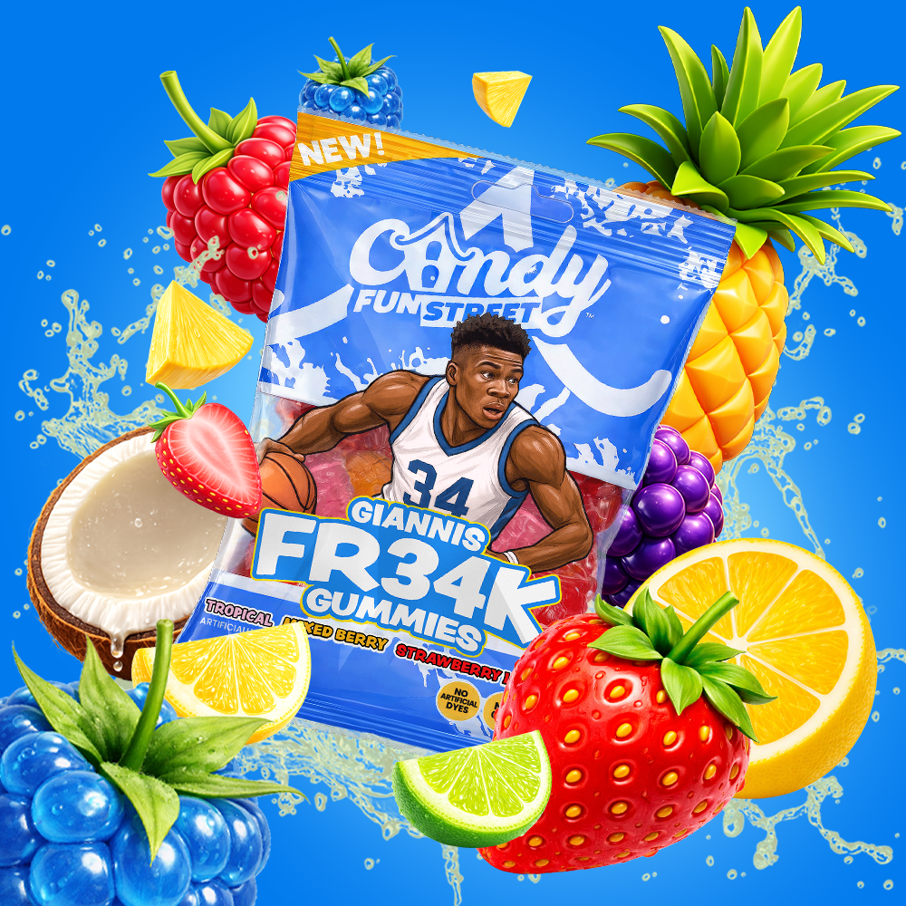 Candy Fun Street Giannis FR34K Gummies - 4oz