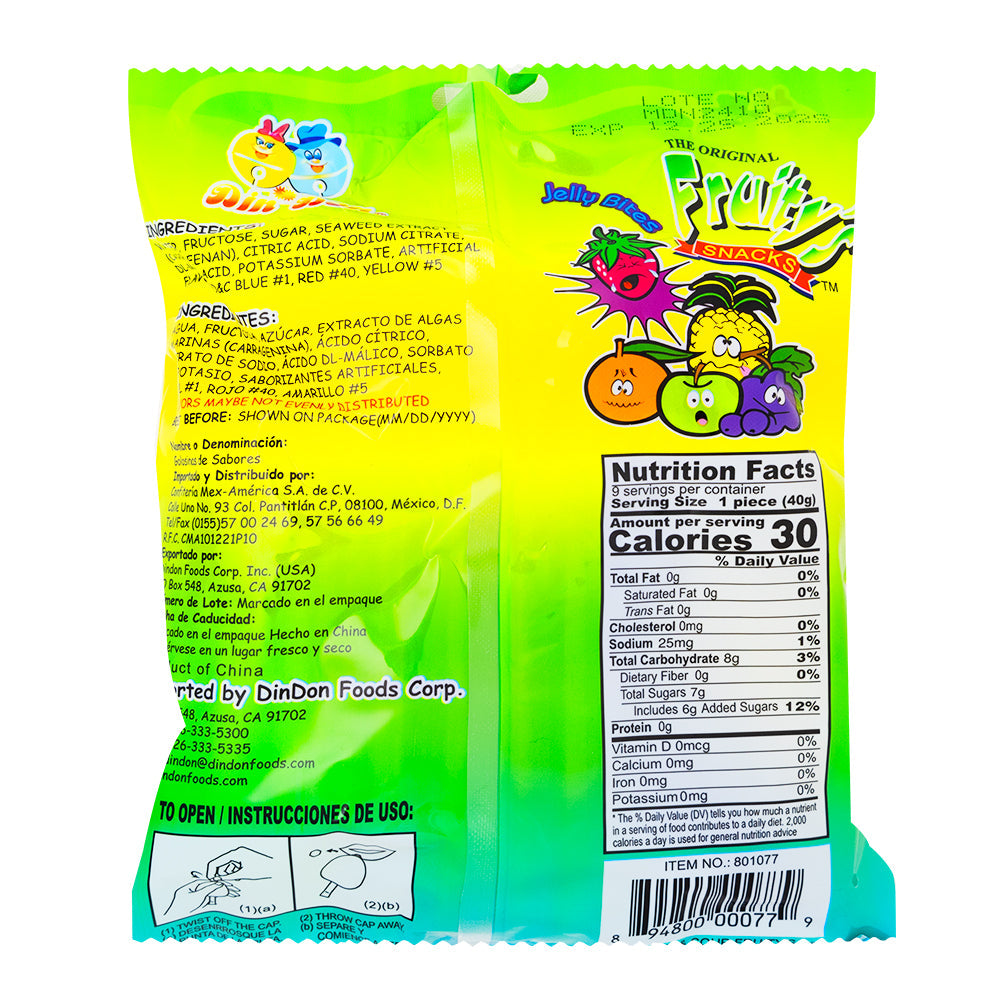 Fruity's Ju-C Sweet & Sour Jelly Bites - 13 oz