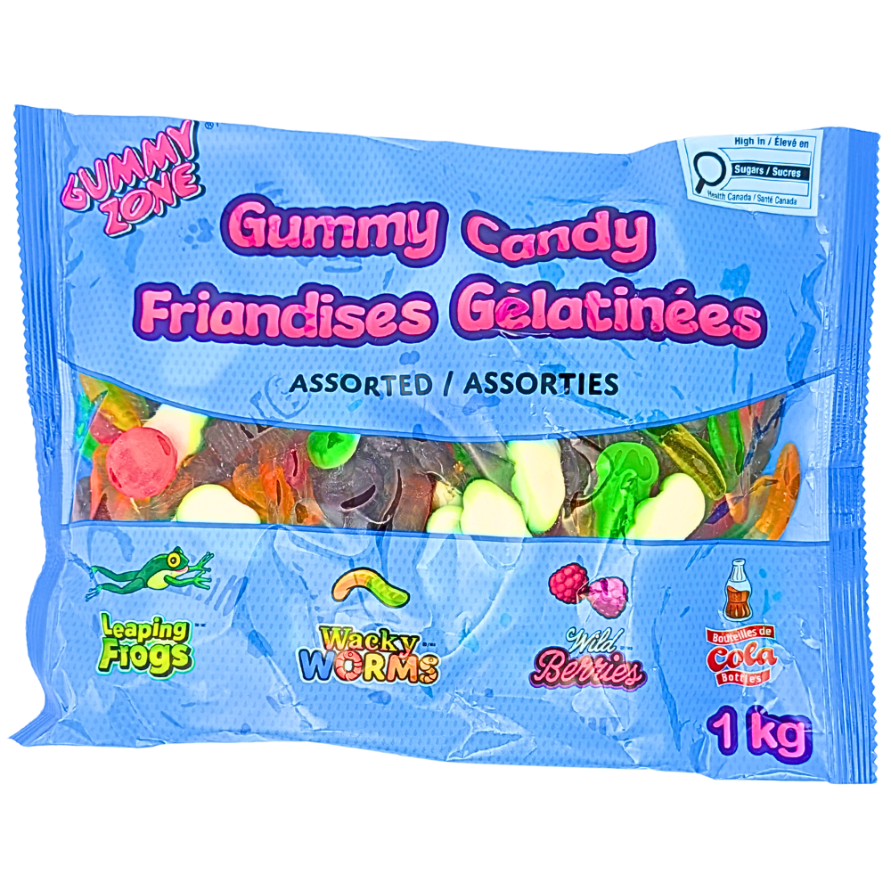 Gummy Zone Assorted Gummies - 1kg