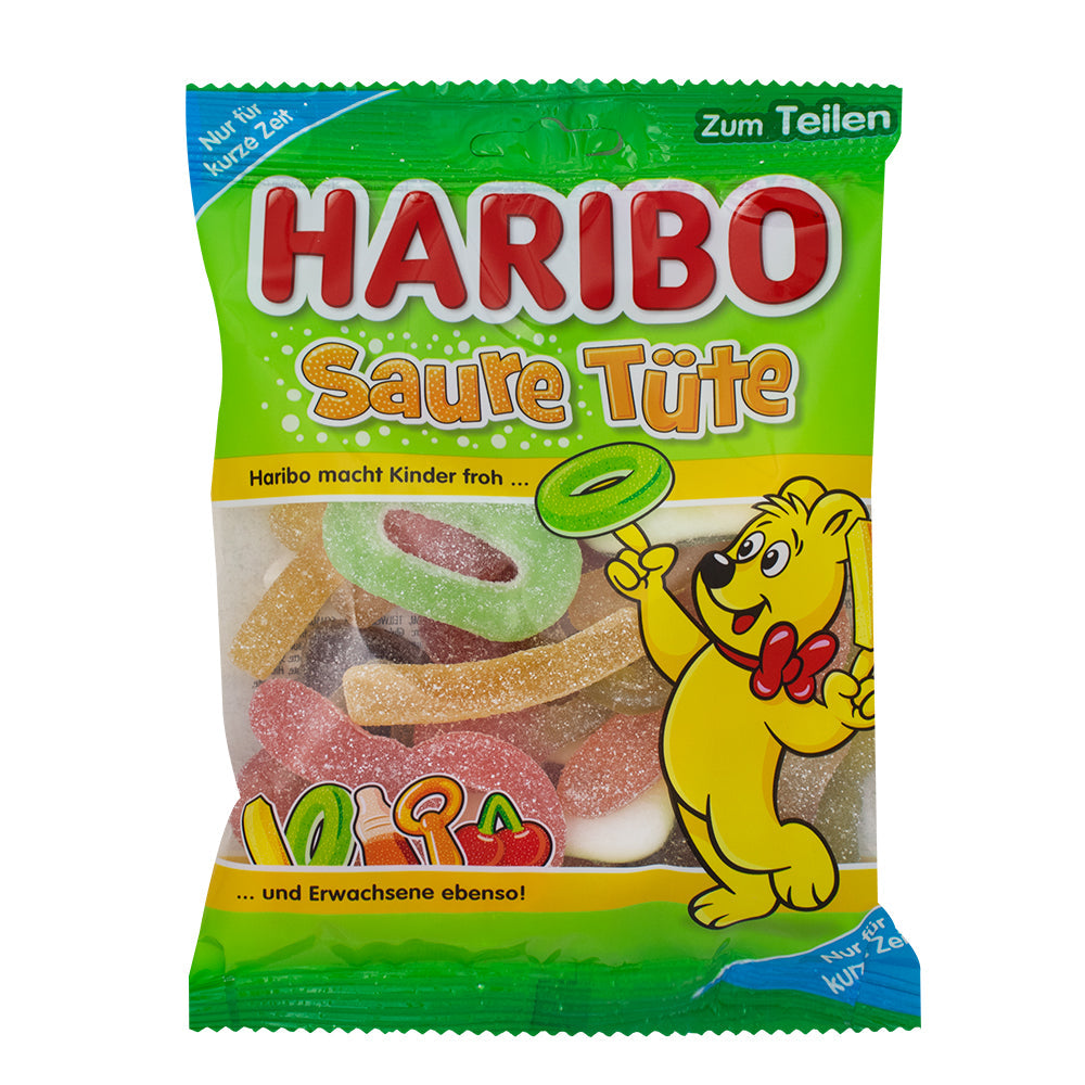 Haribo Sour Tute (Germany) - 175g