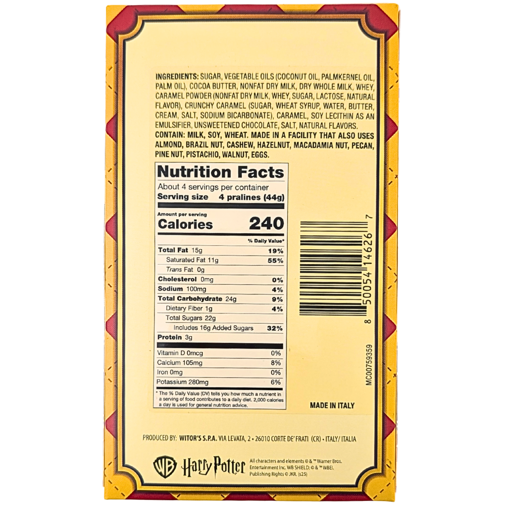 Harry Potter Golden Snitch Caramel Truffle - 5.3oz