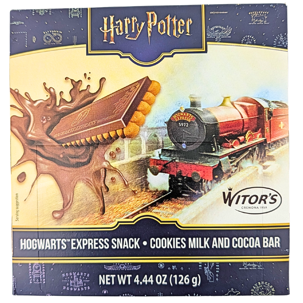 Harry Potter Hogwarts Express Snack Cookies Milk and Cocoa Bar - 4.44oz