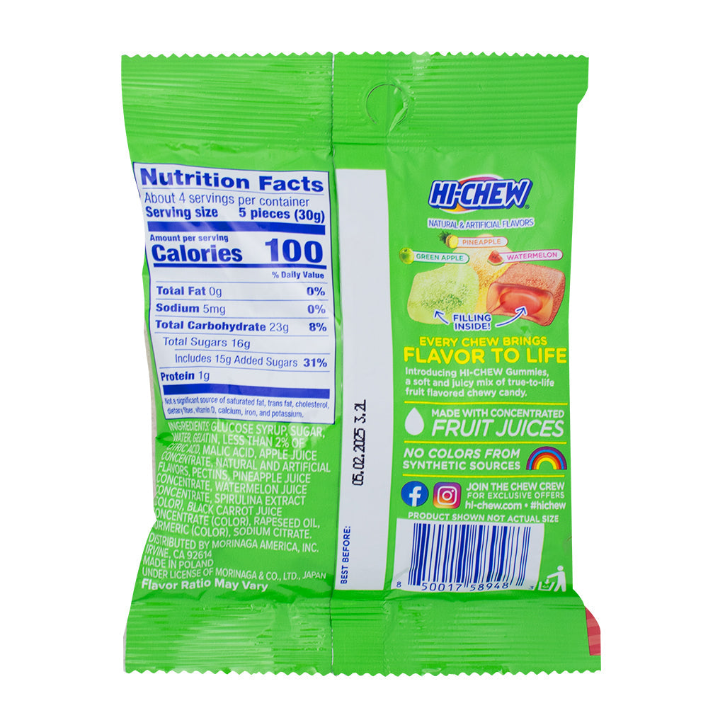 Hi-Chew Gummies Sour Mix - 4.23oz