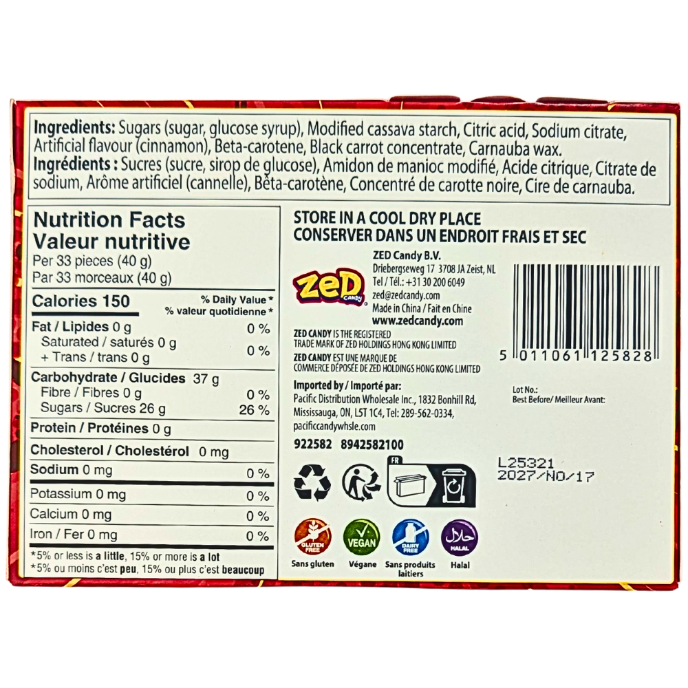 Hot Rage Flaming Cinnamon Candy - 100g