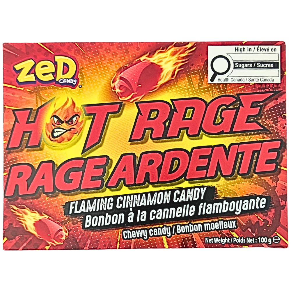 Hot Rage Flaming Cinnamon Candy - 100g